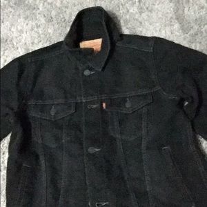 Black levies jean jacket